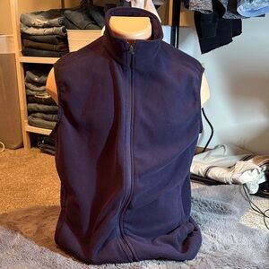 Lands' End Men’s Blue Fleece Vest